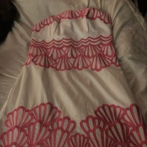 Lilly Pulitzer strapless summer dress